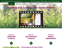 Tablet Screenshot of gesund-mit-hypnose.de